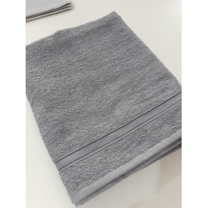 Toptan 90x150cm Gri Renk Banyo Havlu 